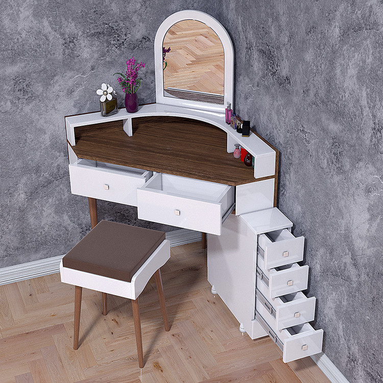 میز آرایش با آینه