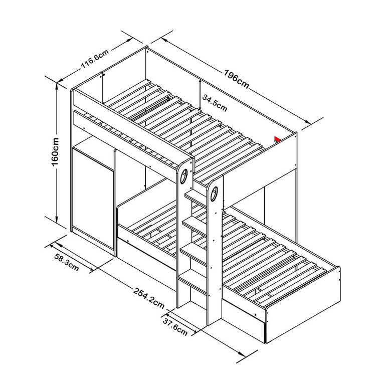 تخت خواب کودک و نوجوان