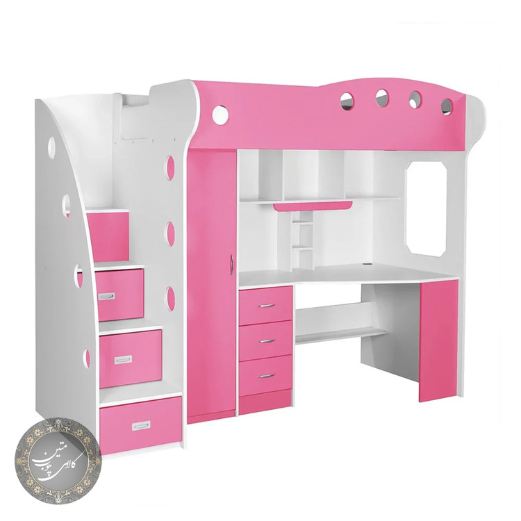 تخت خواب دوطبقه دخترانه