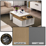 میز جلو مبلی کرم طوسی