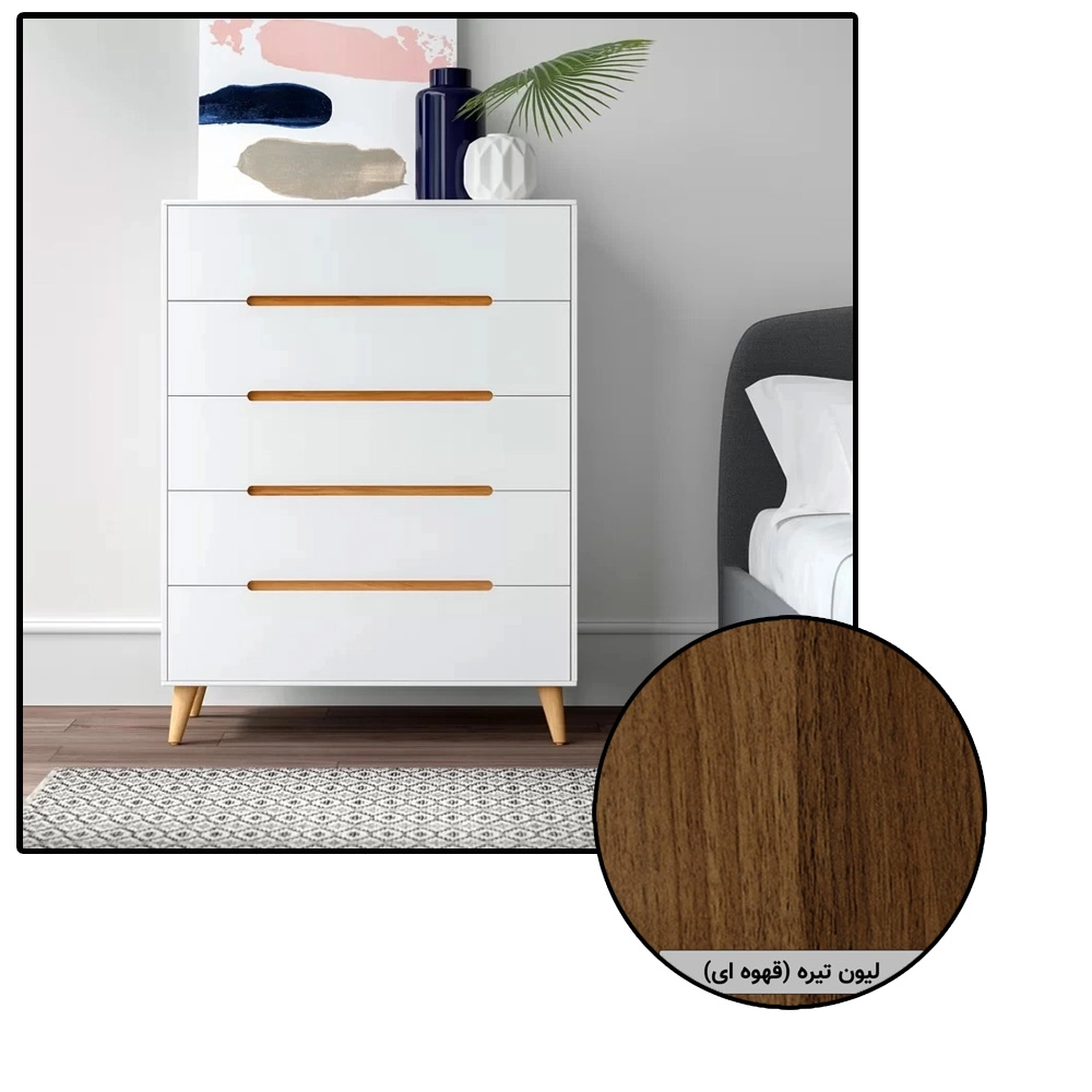 دراور قهوه ای